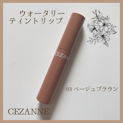 ウォータリーティントリップ/CEZANNE/リップティントを使ったクチコミ(1枚目)
