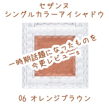 シングルカラーアイシャドウ/CEZANNE/単色アイシャドウを使ったクチコミ(2枚目)
