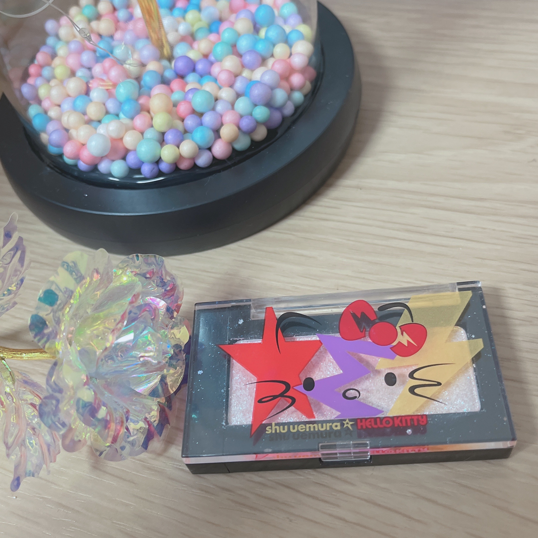 グリッターボール ハイライター クリスタルミラージュ/shu uemura/パウダーハイライトを使ったクチコミ（1枚目）