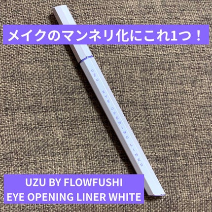 EYE OPENING LINER/UZU BY FLOWFUSHI/リキッドアイライナーを使ったクチコミ(1枚目)