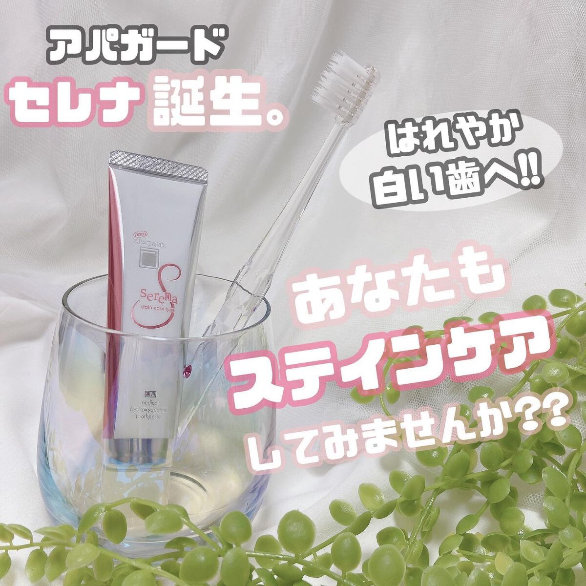 アパガードクリスタル歯ブラシ/アパガード/歯ブラシを使ったクチコミ（1枚目）