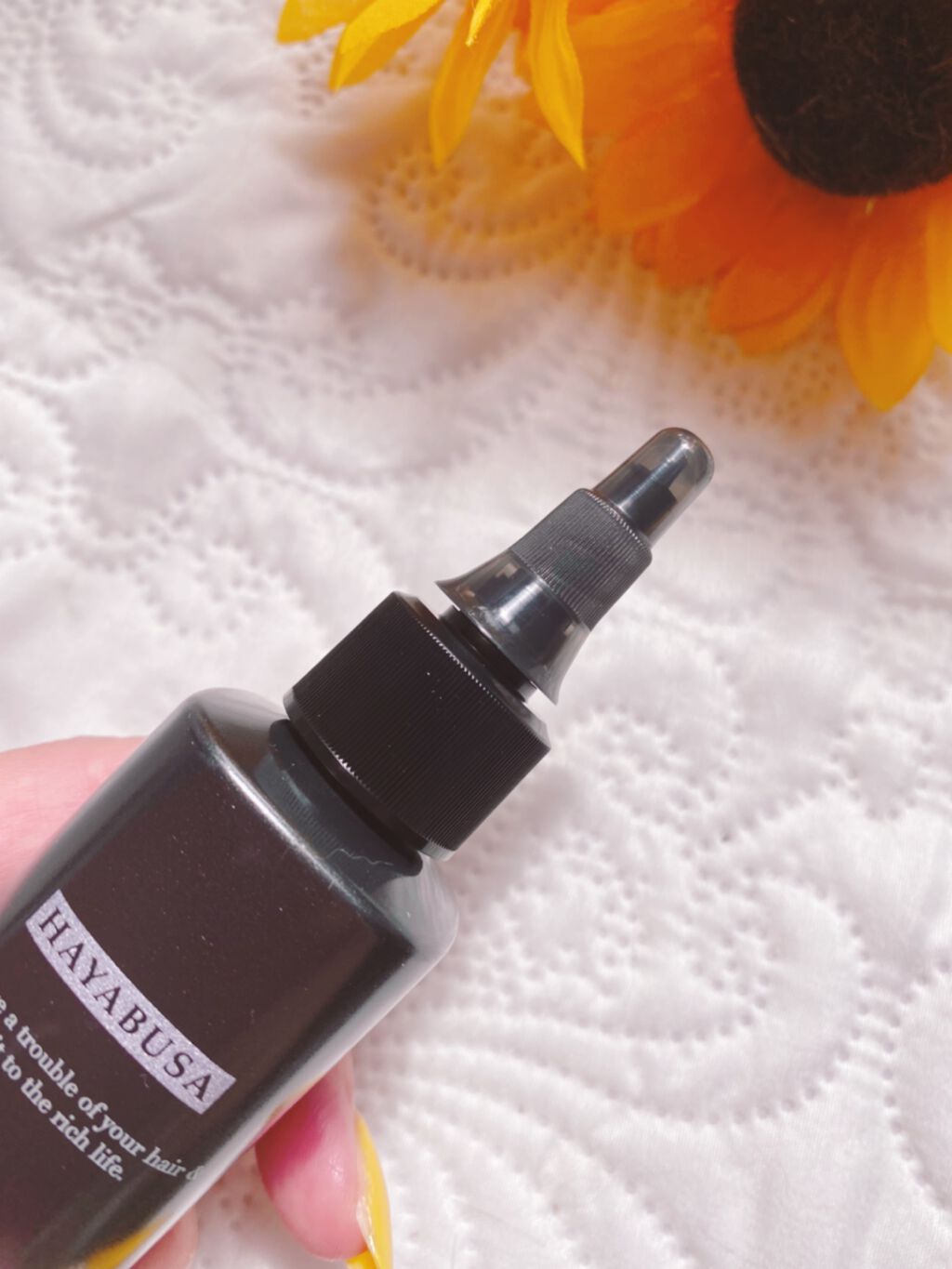 超濃密育毛剤　HAYABUSA/HAYABUSA/頭皮ローションを使ったクチコミ（2枚目）