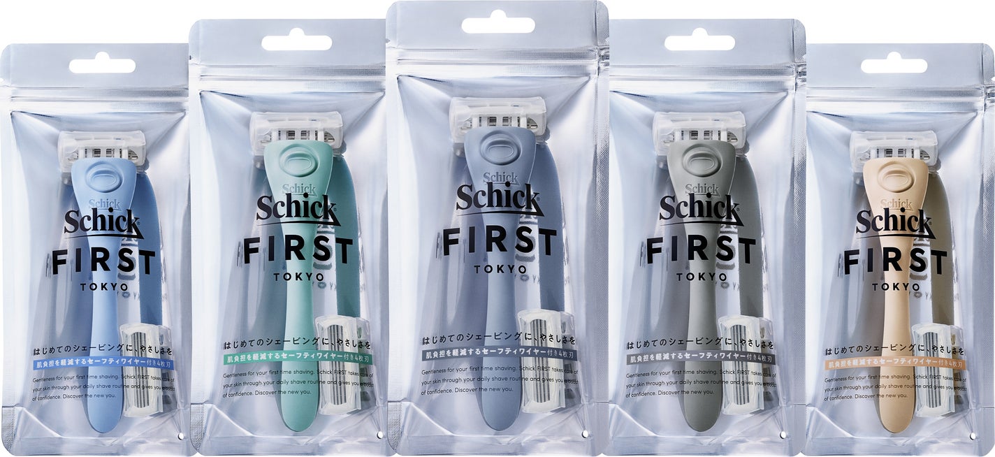 シックファースト シェービング ホルダー(刃付き+替刃1コ) Schick FIRST TOKYO