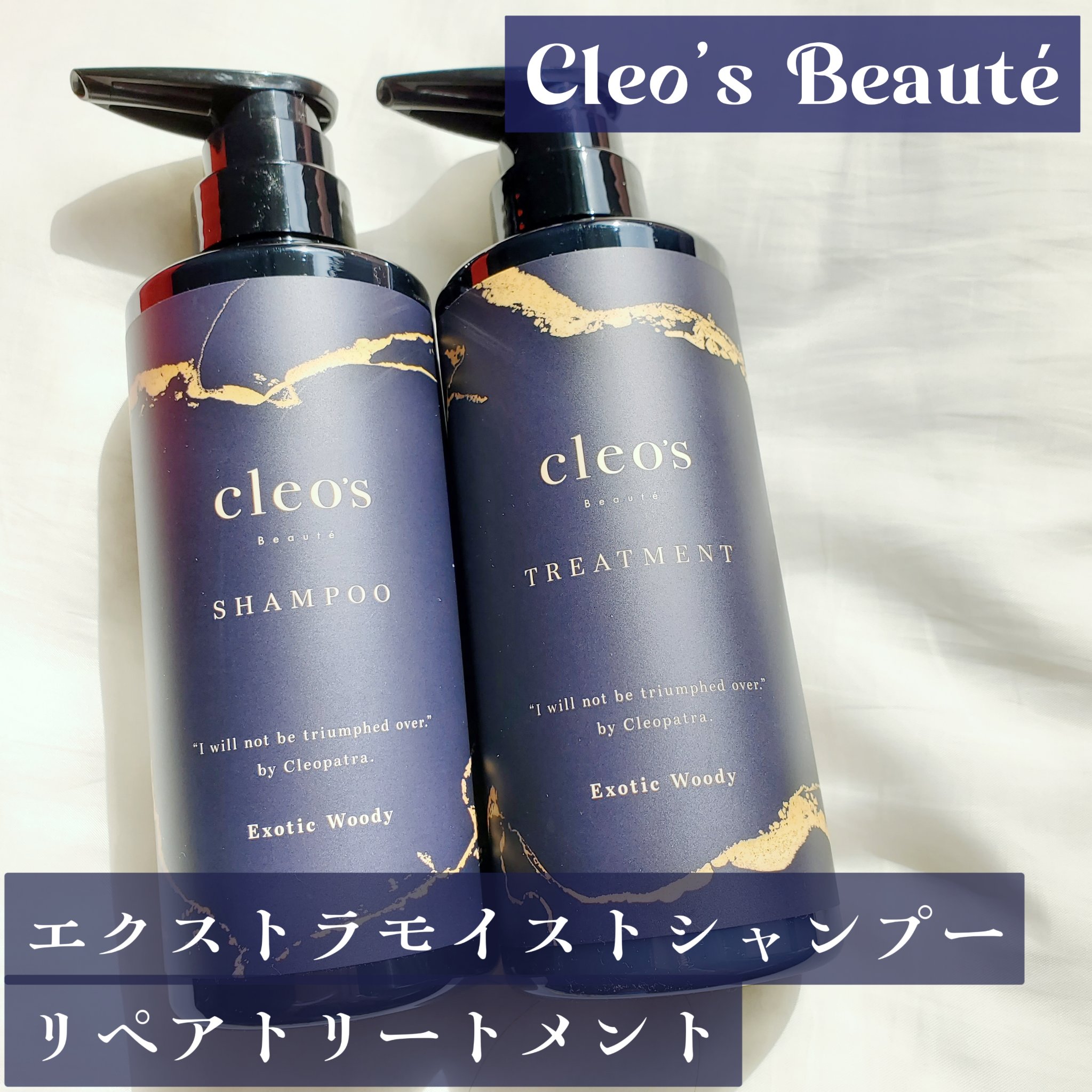 エクストラモイストシャンプー＆リペアトリートメント セット/Cleo's Beauté/市販シャンプーを使ったクチコミ（2枚目）