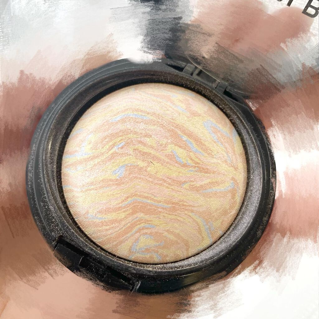 マーブルハイライター/LB/パウダーチークを使ったクチコミ(3枚目)