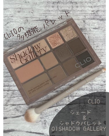 シェード アンド シャドウ パレット 01 SHADOW GALLERY/CLIO/アイシャドウパレットの画像