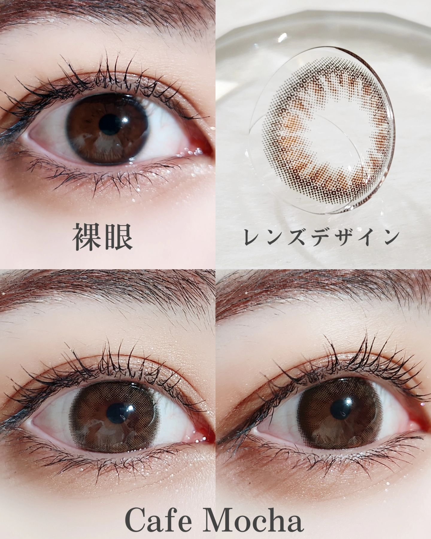 feliamo 1day カフェモカ/feliamo/ワンデー（１DAY）カラコンを使ったクチコミ（2枚目）