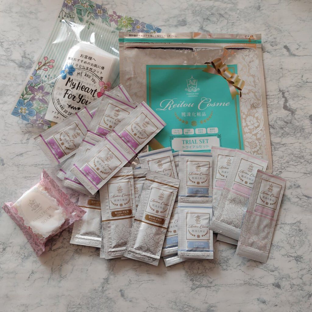 トライアルセット/麗凍化粧品/トライアルキットを使ったクチコミ（2枚目）