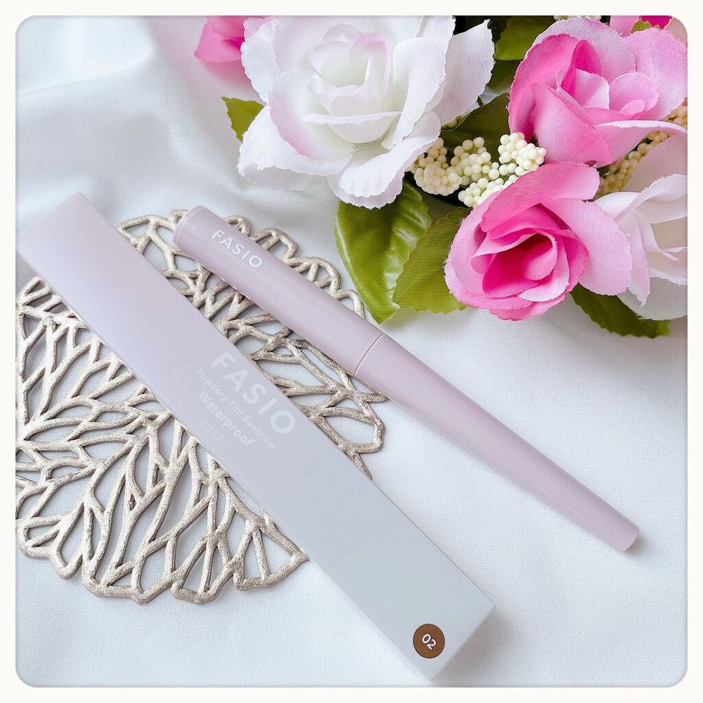 パウダリーティント アイブロウ/FASIO/眉ティントを使ったクチコミ(1枚目)