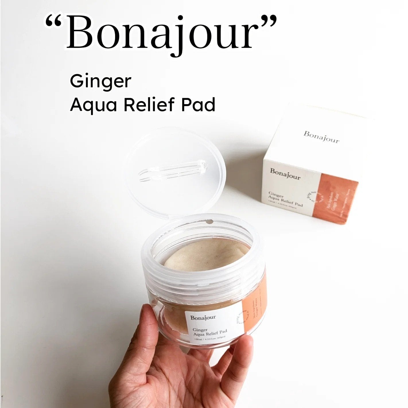 ジンジャーアクアリリーフパッド 60枚/Bonajour/トナーパッドを使ったクチコミ(1枚目)