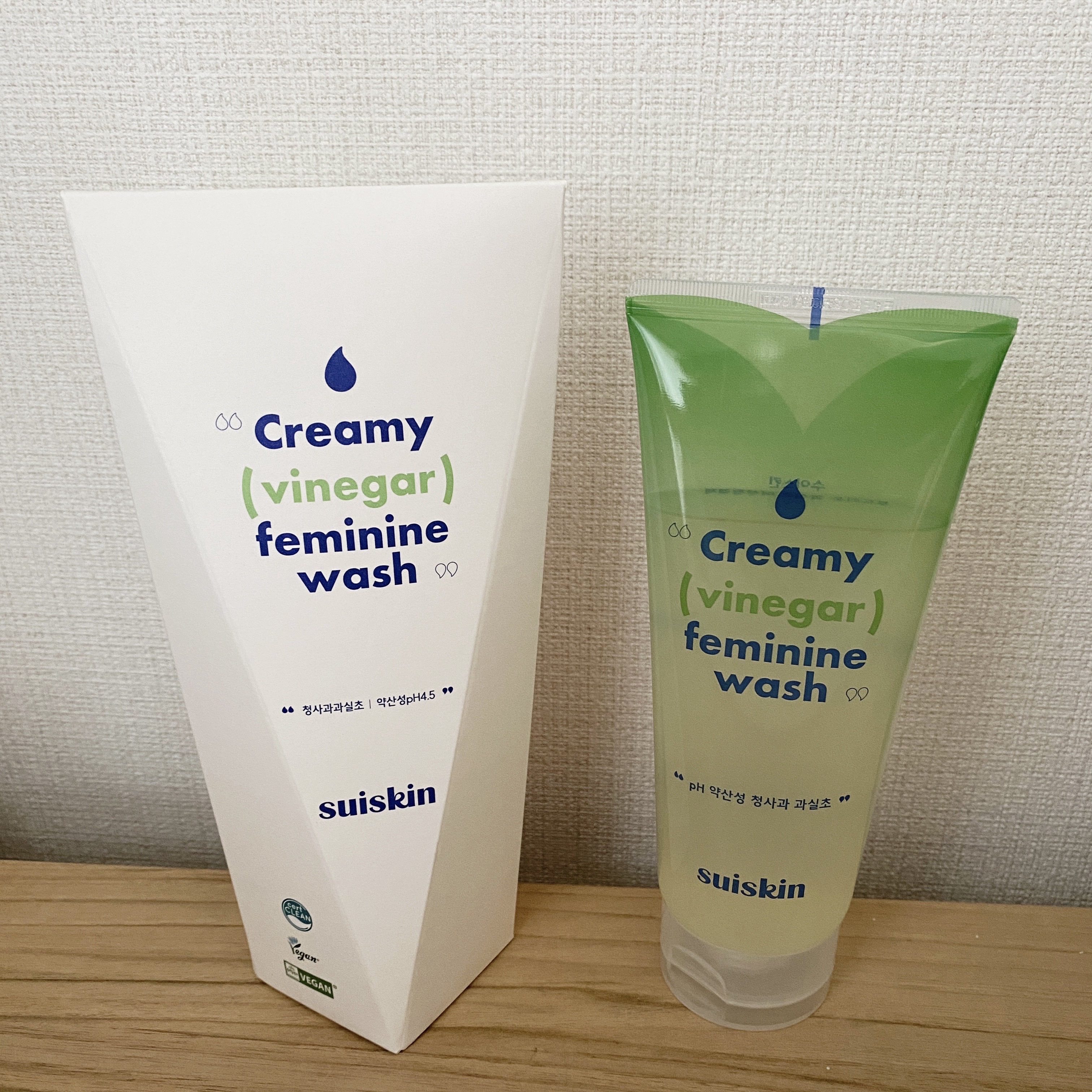 クリーミービネガーフェミニンウォッシュ/suiskin/ボディソープを使ったクチコミ（1枚目）