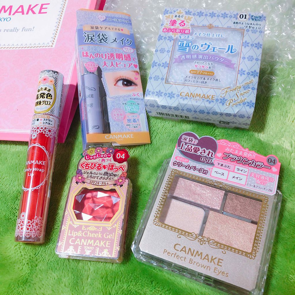 福袋 2019/キャンメイク/メイクアップキットを使ったクチコミ（2枚目）