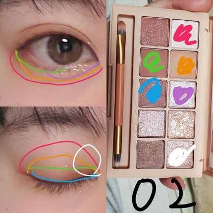 プロ アイ パレット/CLIO/アイシャドウパレットを使ったクチコミ(2枚目)