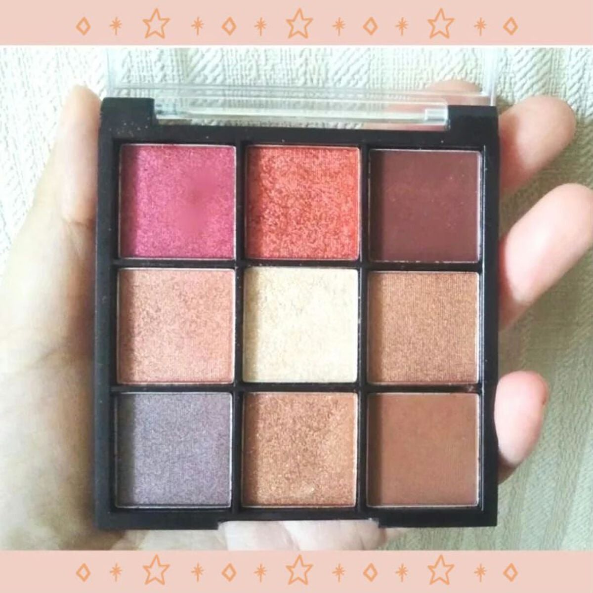 UR GLAM BLOOMING EYE COLOR PALETTE/U R GLAM/アイシャドウパレットを使ったクチコミ(2枚目)