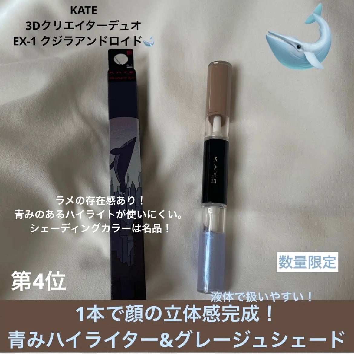 JUDYDOLL メリハリマスターパレット/JUDYDOLL/パウダーハイライトを使ったクチコミ(2枚目)