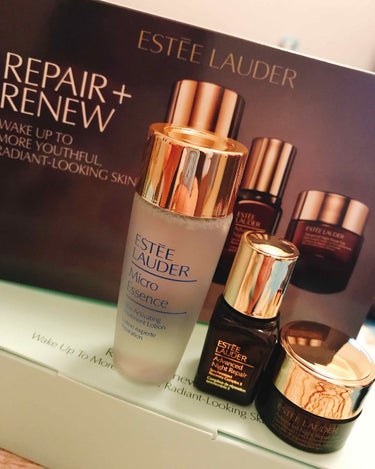 アドバンスナイトリペアSRコンプレックスセット（旧）/ESTEE LAUDER/スキンケアキットを使ったクチコミ（1枚目）