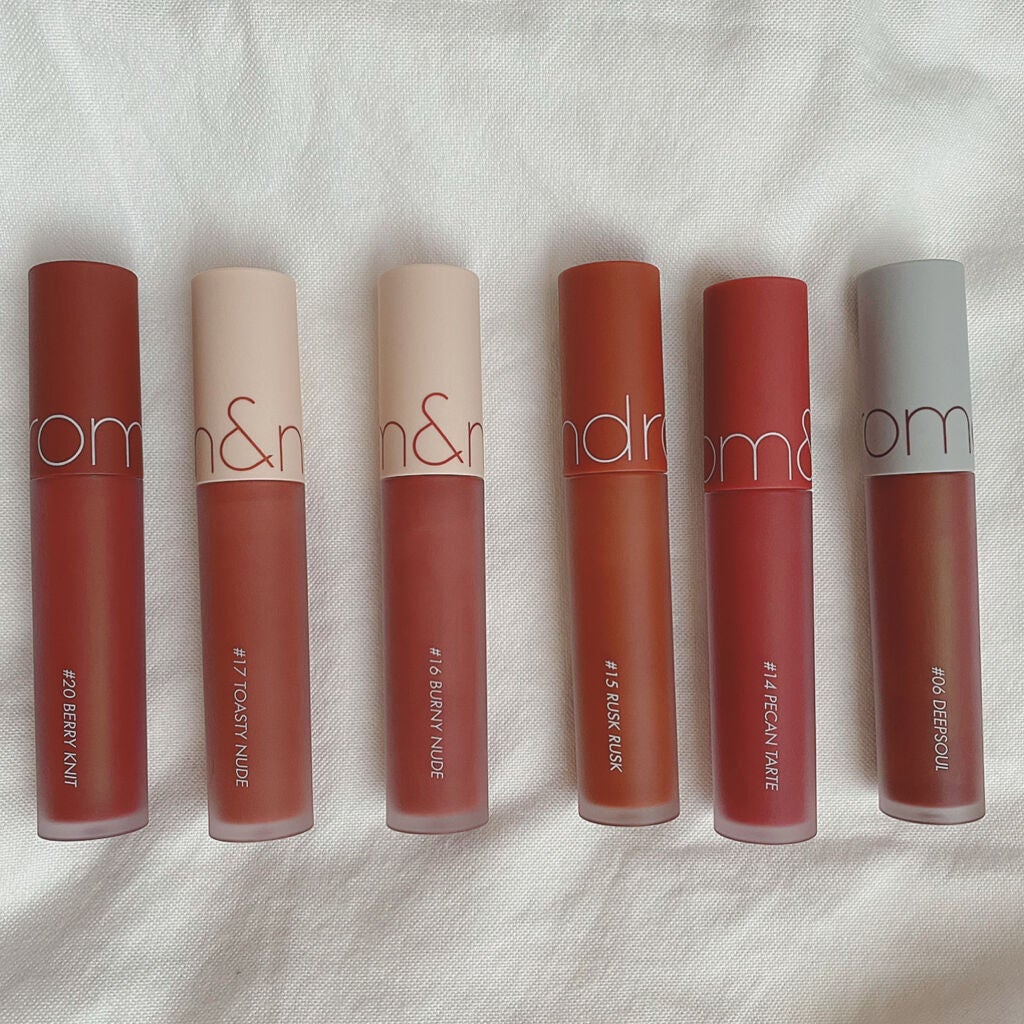 ゼロベルベットティント/rom&nd/リップティントを使ったクチコミ(4枚目)