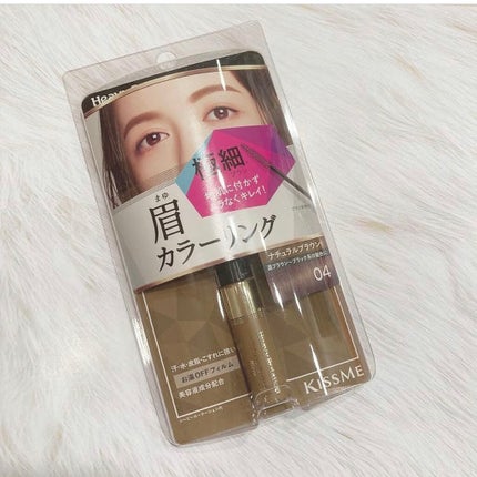 カラーリングアイブロウ マイクロ/ヘビーローテーション/眉マスカラを使ったクチコミ(2枚目)