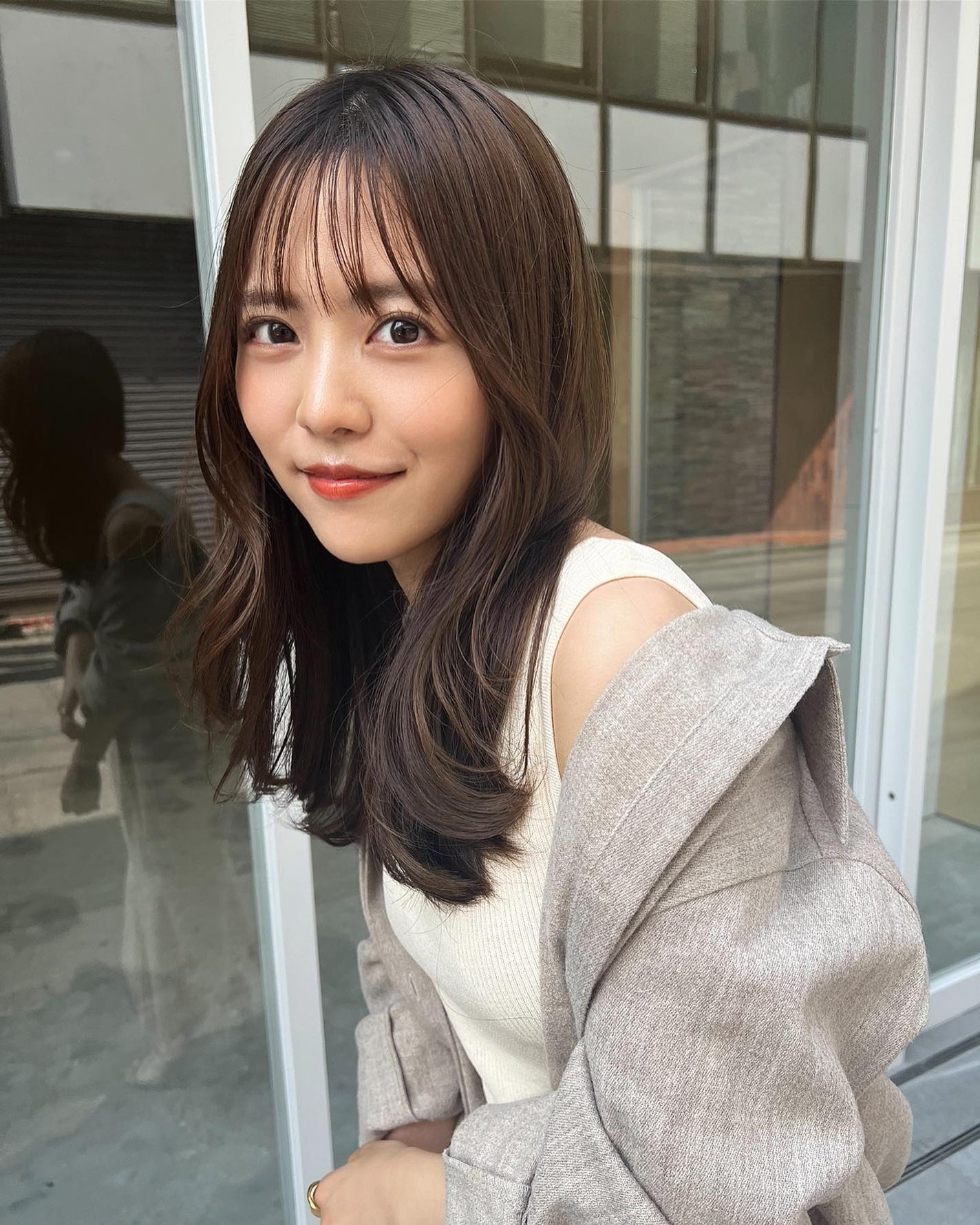 HARUNA on LIPS 「たっぷりレイヤー♡大人上品なレイヤースタイル🩷🩷"低めのレイヤ..」(5枚目)