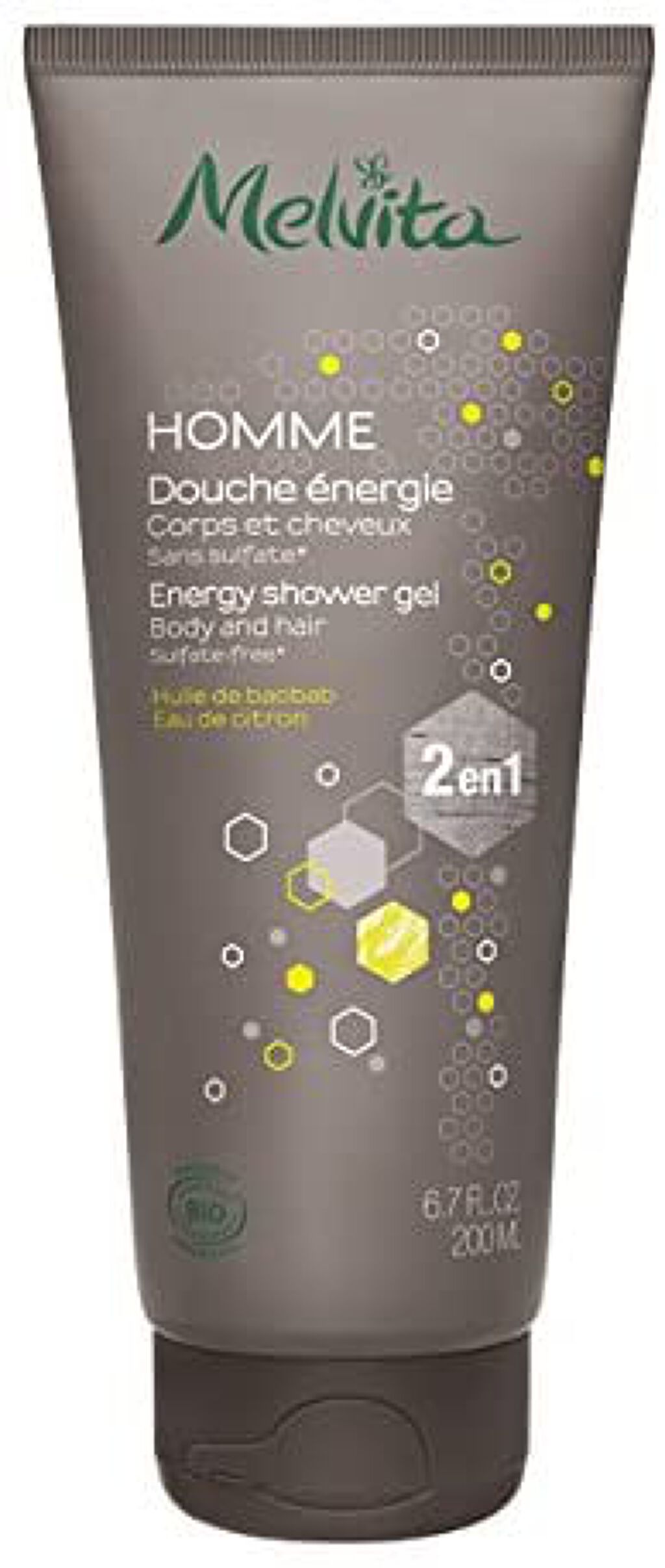 Melvita オム ヘア＆ボディ ウォッシュ