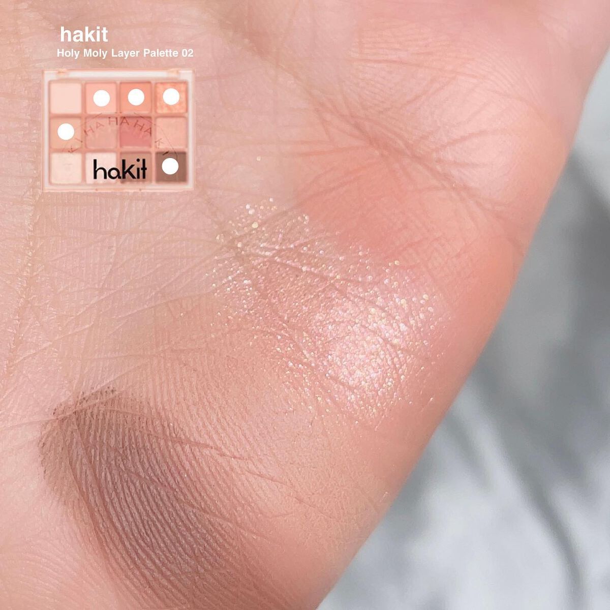 ホーリーモリーレイヤーパレット/HAKIT/アイシャドウパレットを使ったクチコミ(7枚目)