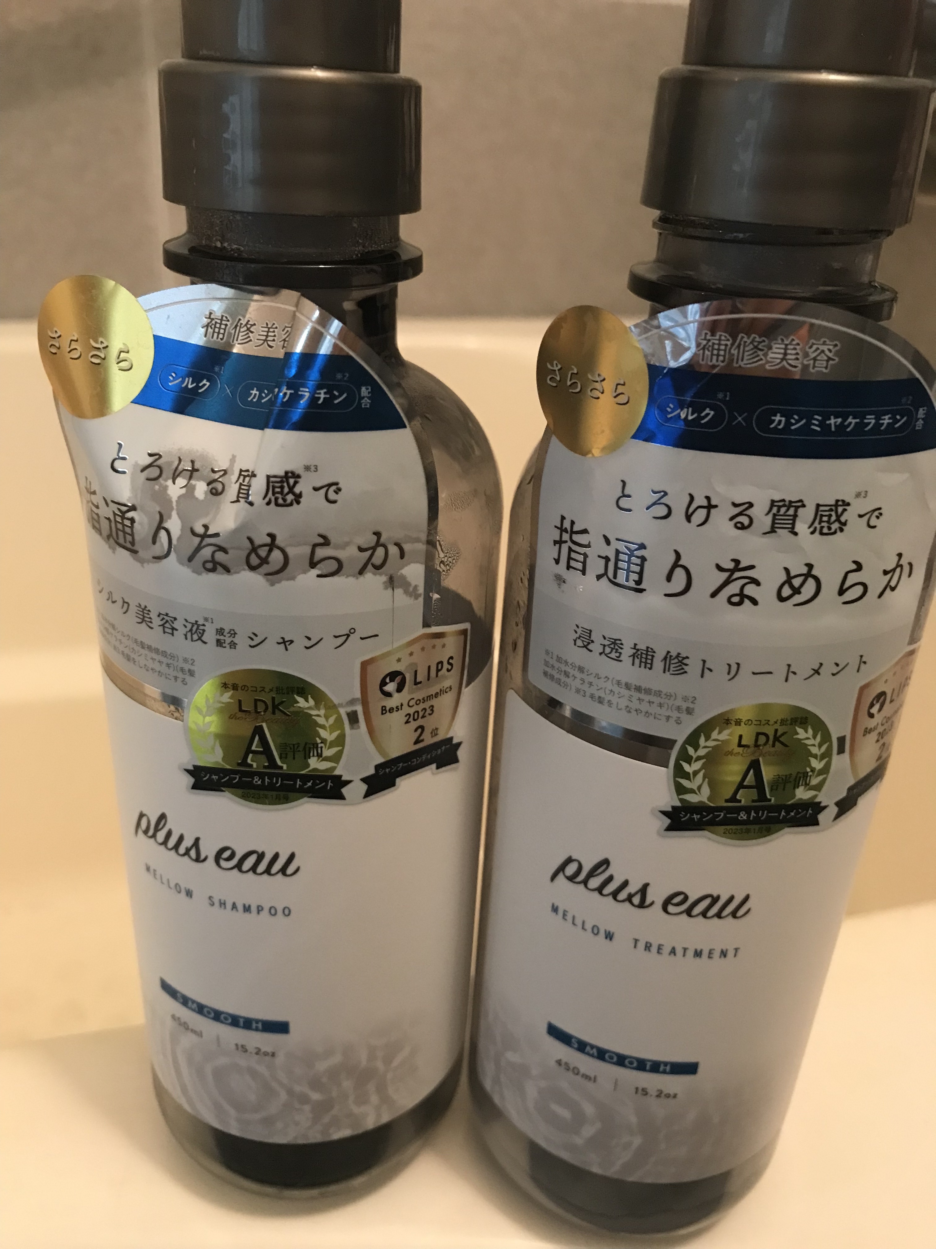 メロウシャンプー/メロウトリートメント/plus eau/市販シャンプーを使ったクチコミ（1枚目）