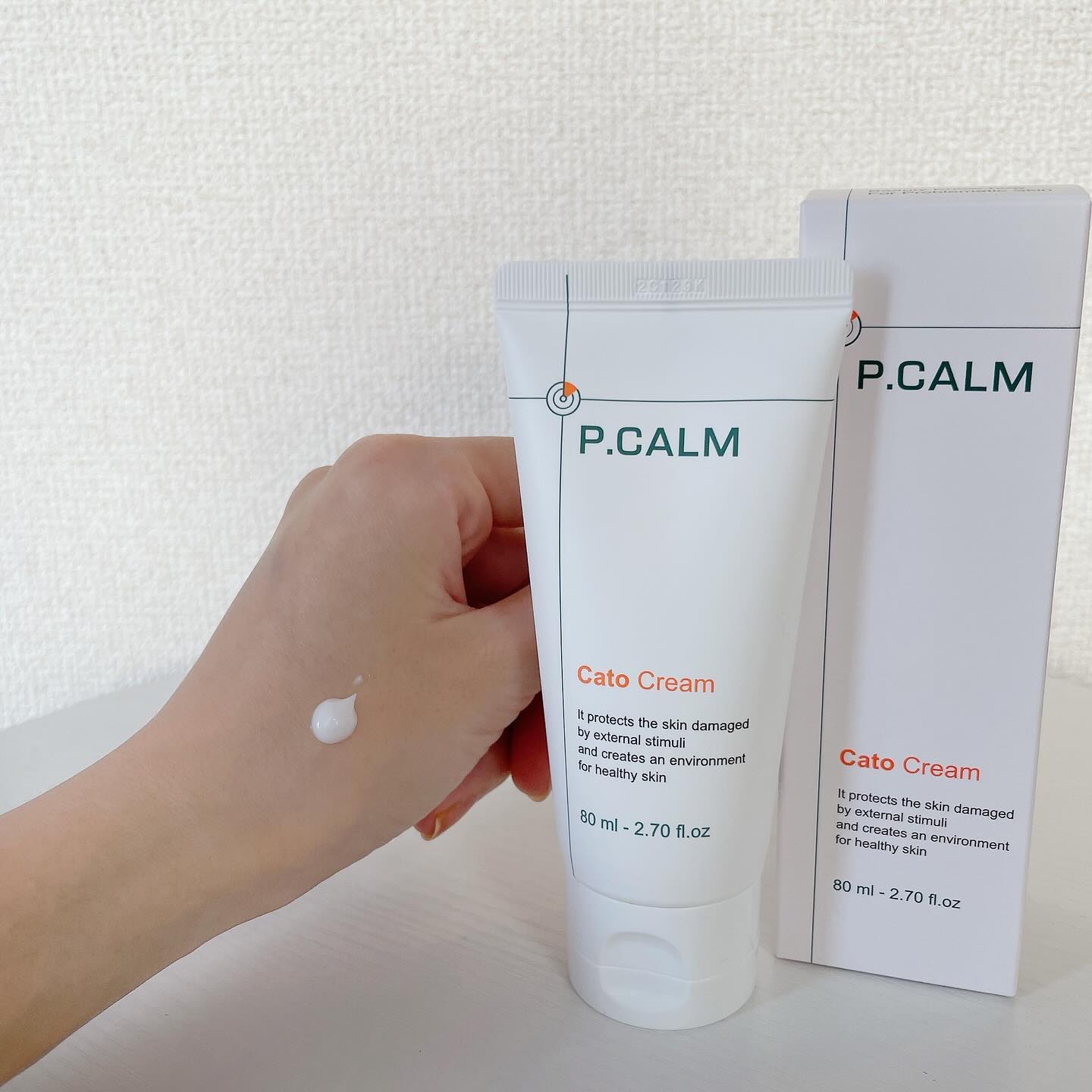 カトクリーム/P.CALM/フェイスクリームを使ったクチコミ（3枚目）