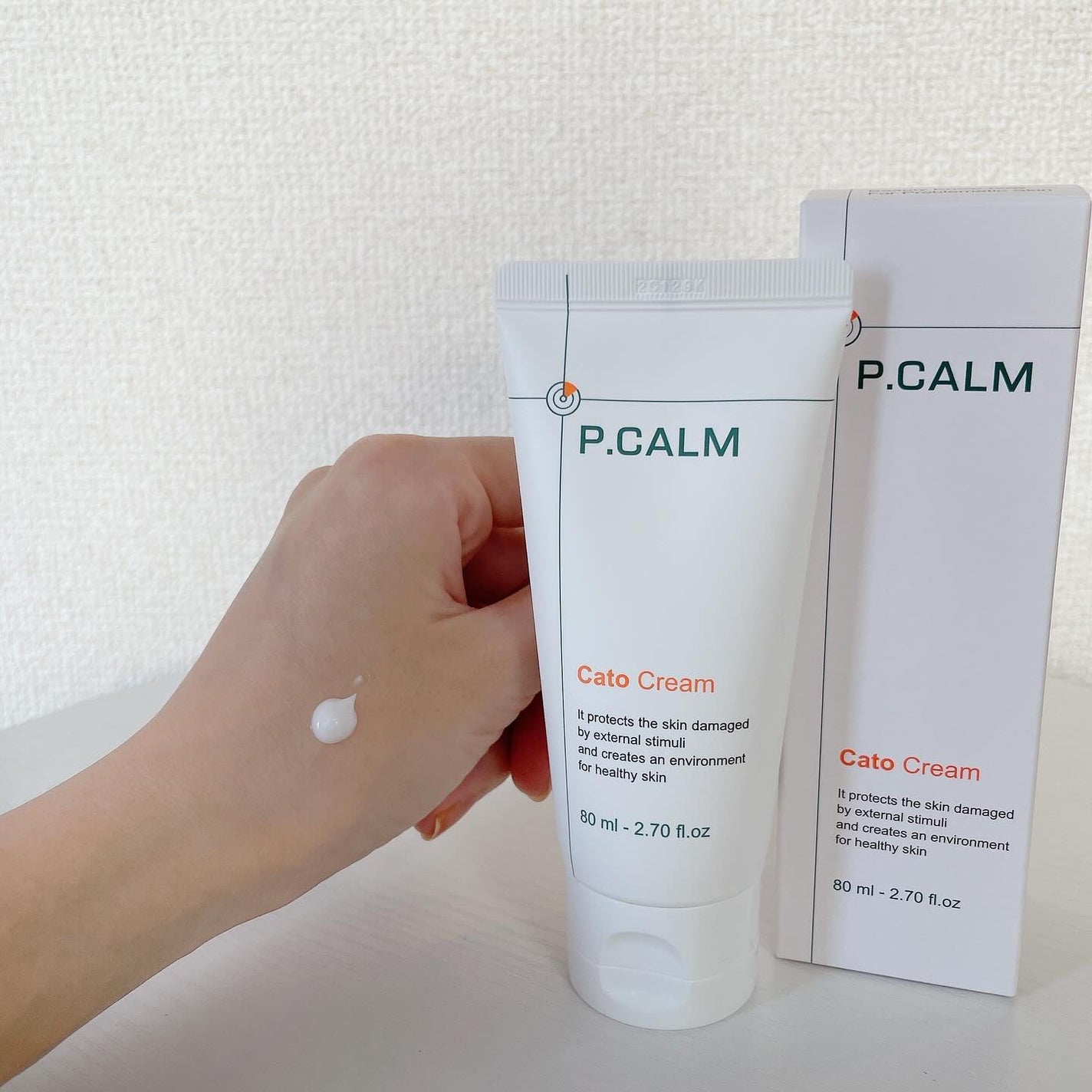 カトクリーム/P.CALM/フェイスクリームを使ったクチコミ(3枚目)