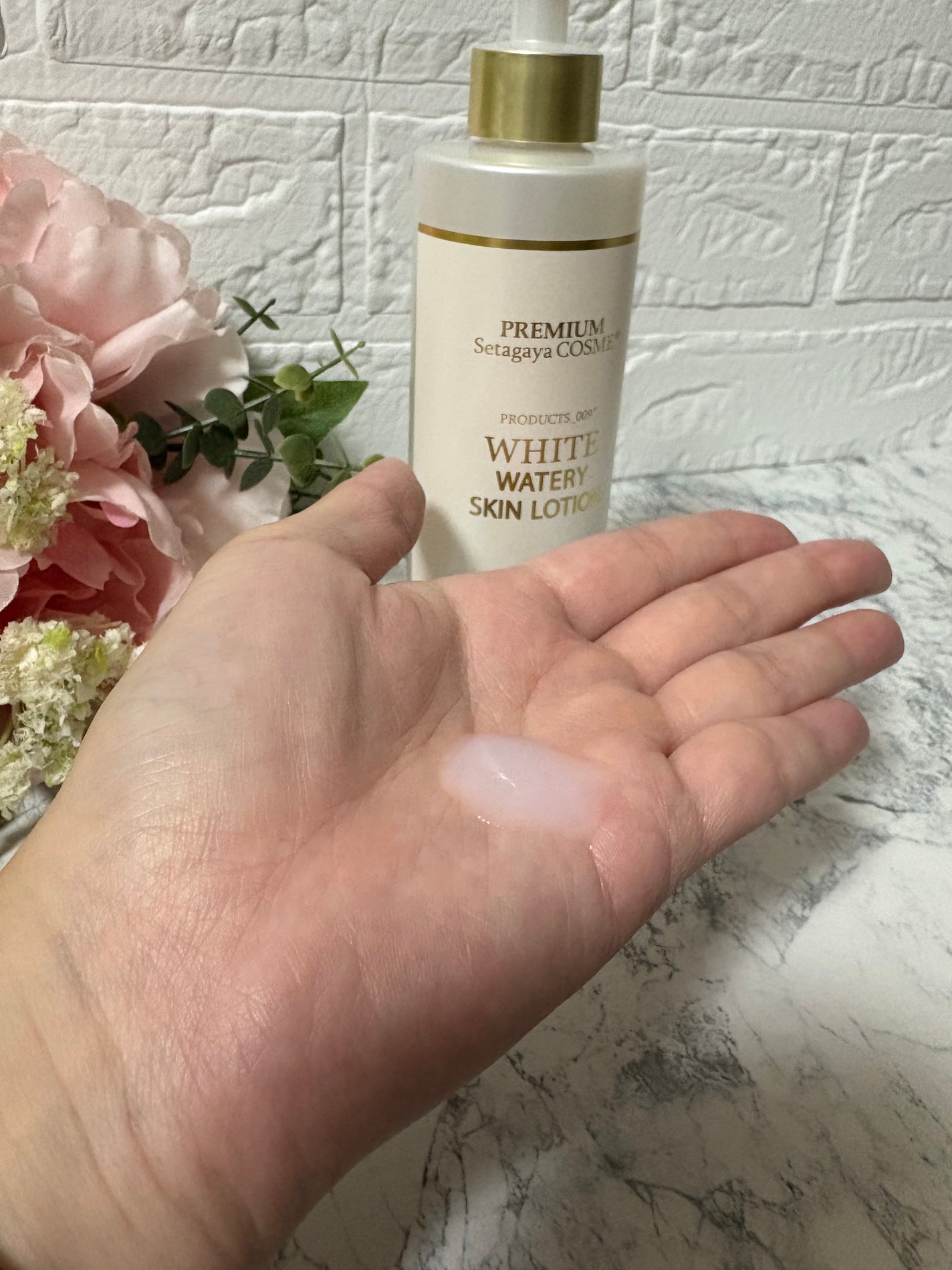 美白ウォータリースキンローション/世田谷コスメ/化粧水を使ったクチコミ(2枚目)
