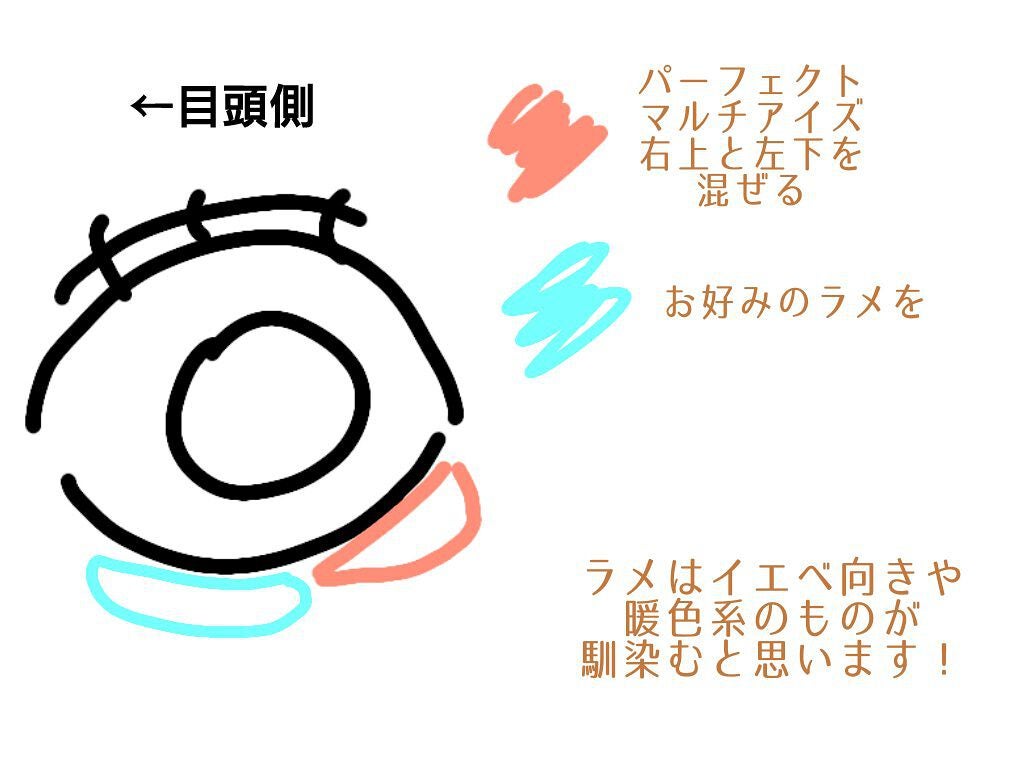 パーフェクトマルチアイズ/キャンメイク/アイシャドウパレットを使ったクチコミ(3枚目)