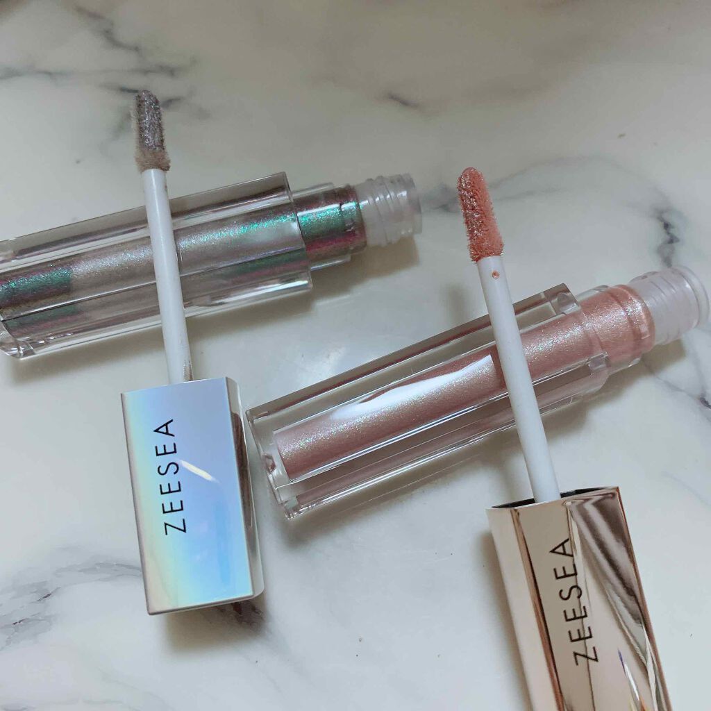 ダイヤモンドシリーズ 星空リキッドアイシャドウ/ZEESEA/リキッドアイシャドウを使ったクチコミ(3枚目)