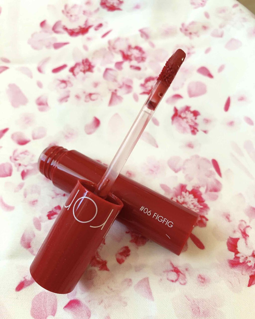 ジューシーラスティングティント/rom&nd/リップティントを使ったクチコミ（2枚目）