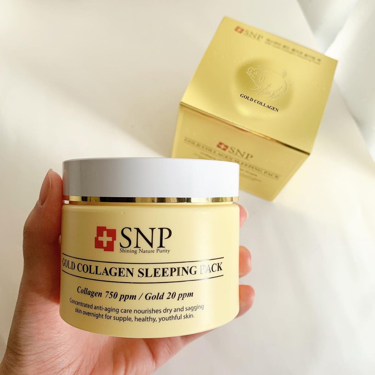 SNP ゴールド コラーゲン スリーピング パック/SNP/シートマスク・パックを使ったクチコミ(6枚目)