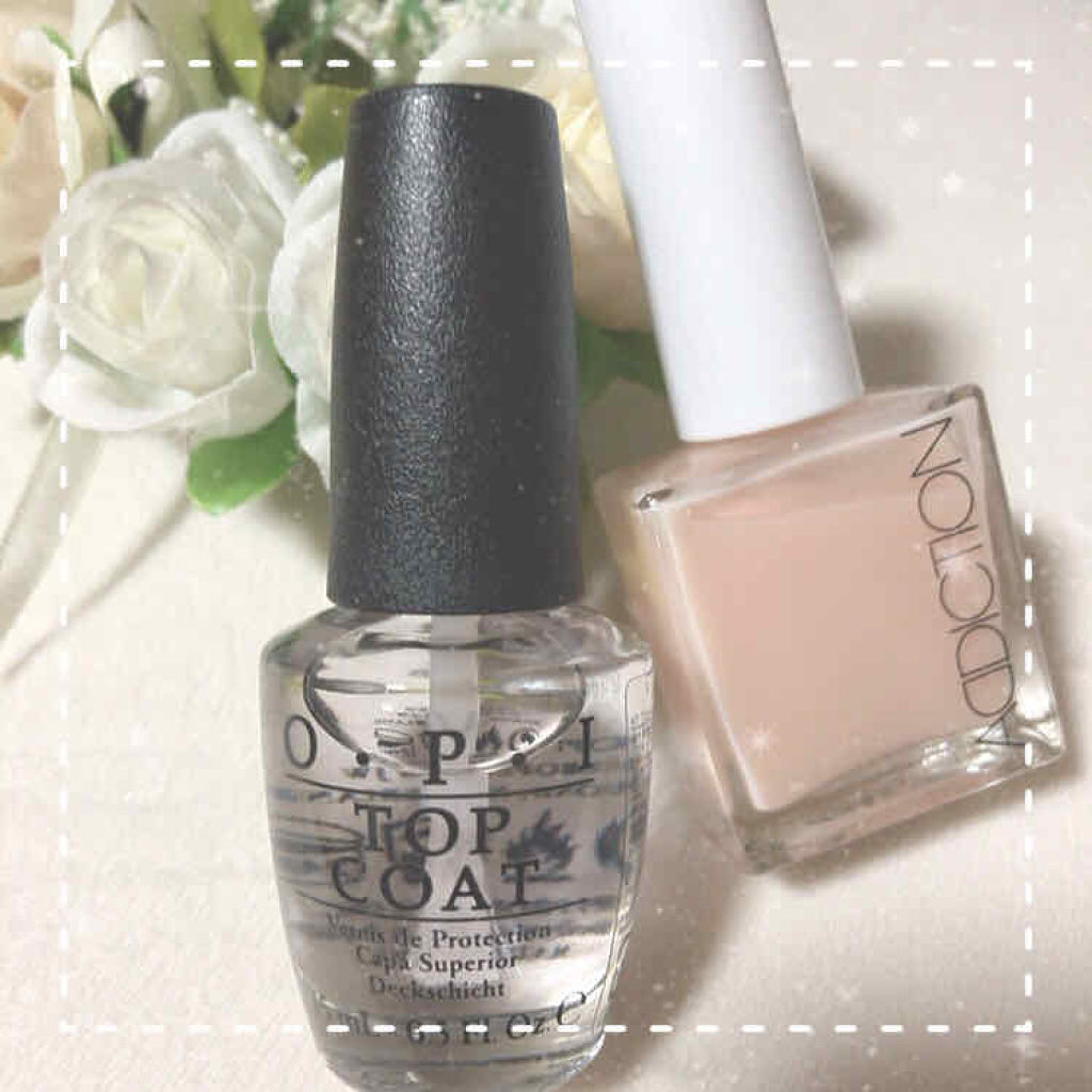 ベースコート/ADDICTION/ネイルトップコートを使ったクチコミ（1枚目）