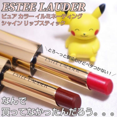 ピュア カラー イルミネーティング シャイン リップスティック/ESTEE LAUDER/口紅を使ったクチコミ（1枚目）