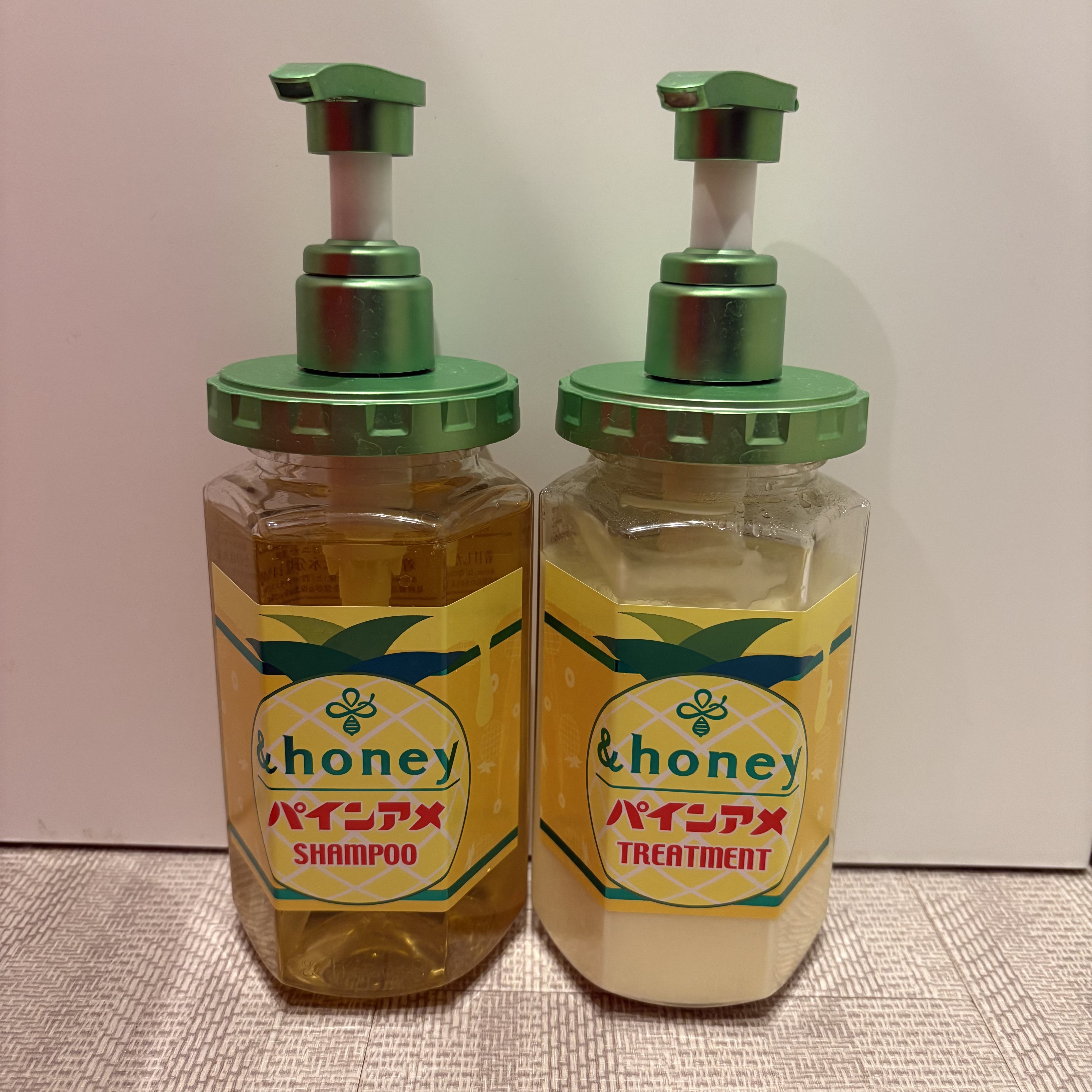 試してみた】アンドハニー ディープモイスト パインアメ 限定ペア