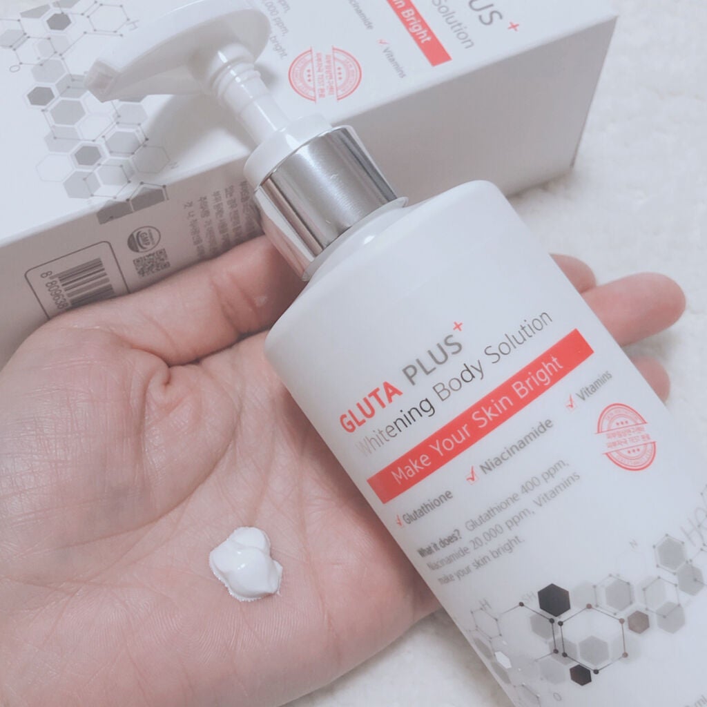 グルタプラスホワイトニングボディソリューション/Useemi/ボディローションを使ったクチコミ(2枚目)