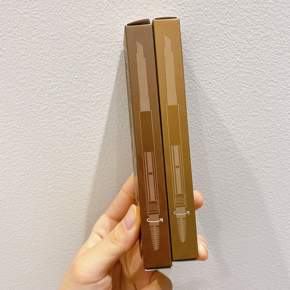 キル ブロウ オート ハード ブロウ ペンシル 02 LIGHT BROWN/CLIO/アイブロウペンシルを使ったクチコミ（3枚目）