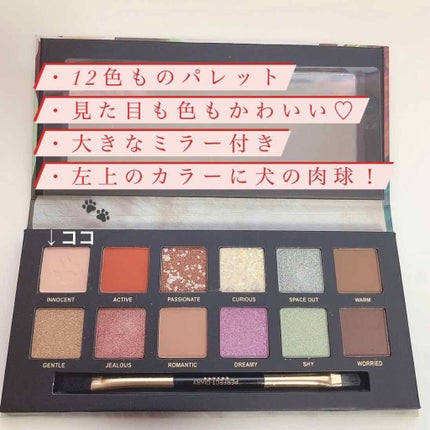 エクスプローラ12色 動物アイシャドウパレット/PERFECT DIARY/アイシャドウパレットを使ったクチコミ(2枚目)