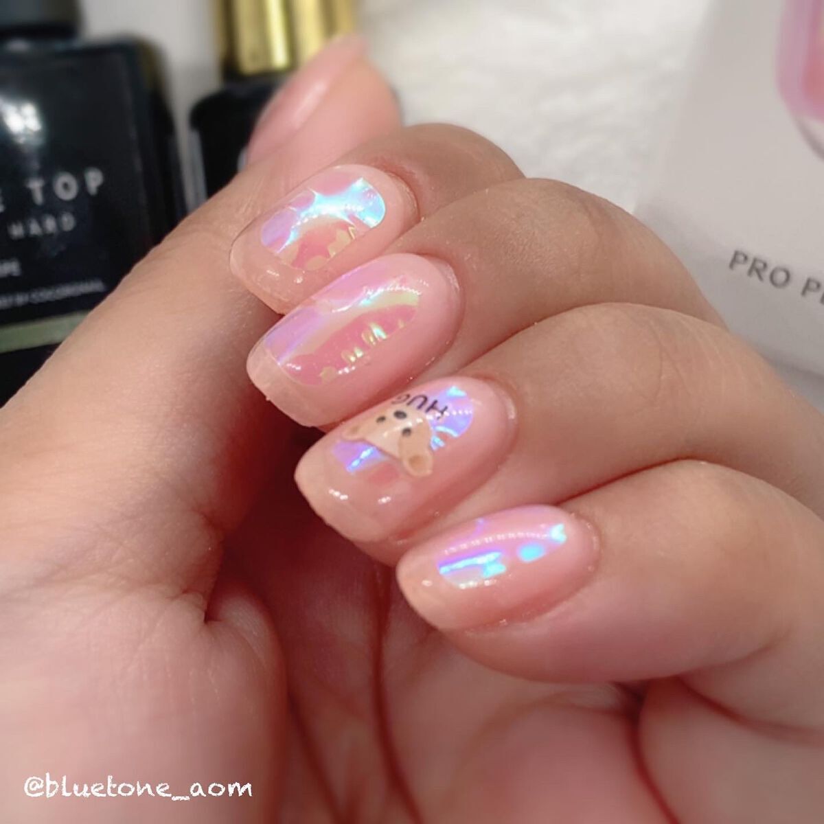 ジェルネイル(ライト対応)/セリア/ジェルネイルを使ったクチコミ(4枚目)