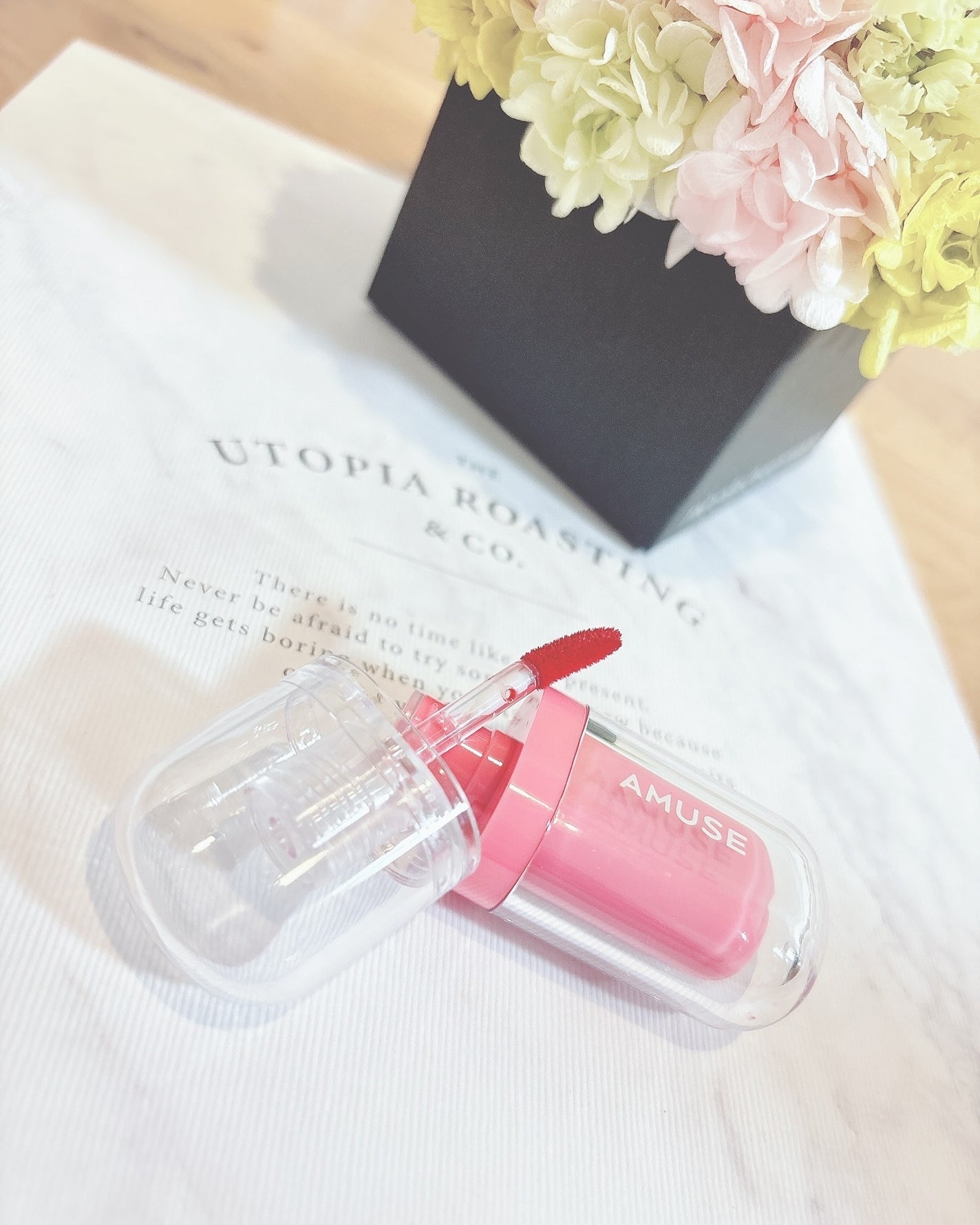 ジェルフィットティント/AMUSE/リップティントを使ったクチコミ(1枚目)