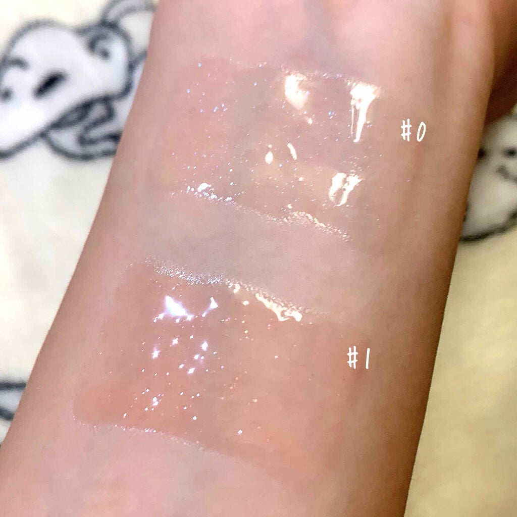 グラスティングウォーターグロス/rom&nd/リップグロスを使ったクチコミ(2枚目)