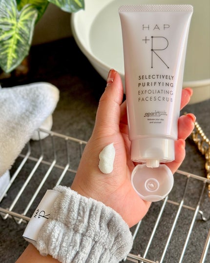 フェイススクラブ /HAP+R/スクラブ・ゴマージュを使ったクチコミ(4枚目)