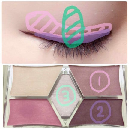 【旧品】パーフェクトスタイリストアイズ/キャンメイク/アイシャドウパレットを使ったクチコミ(2枚目)