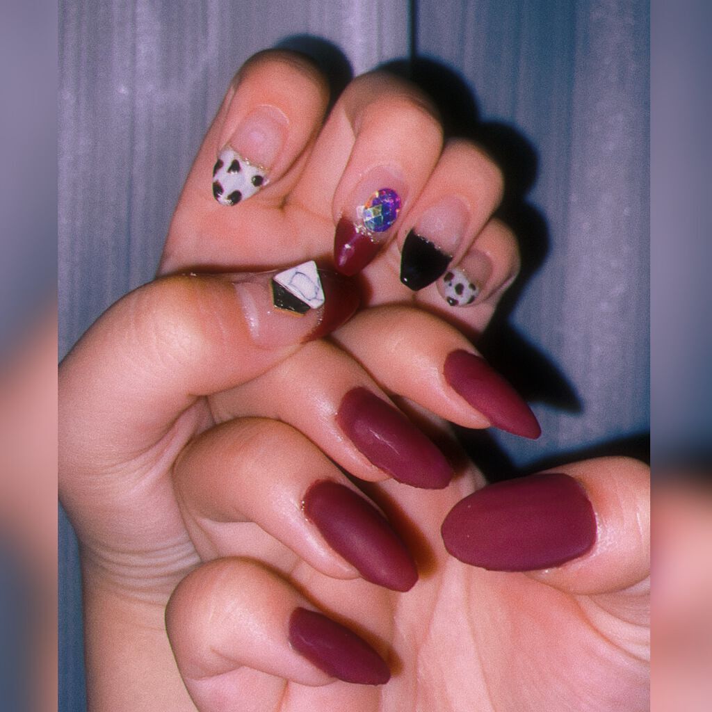 ジェルネイル（ライト対応）/セリア/ジェルネイルを使ったクチコミ（1枚目）