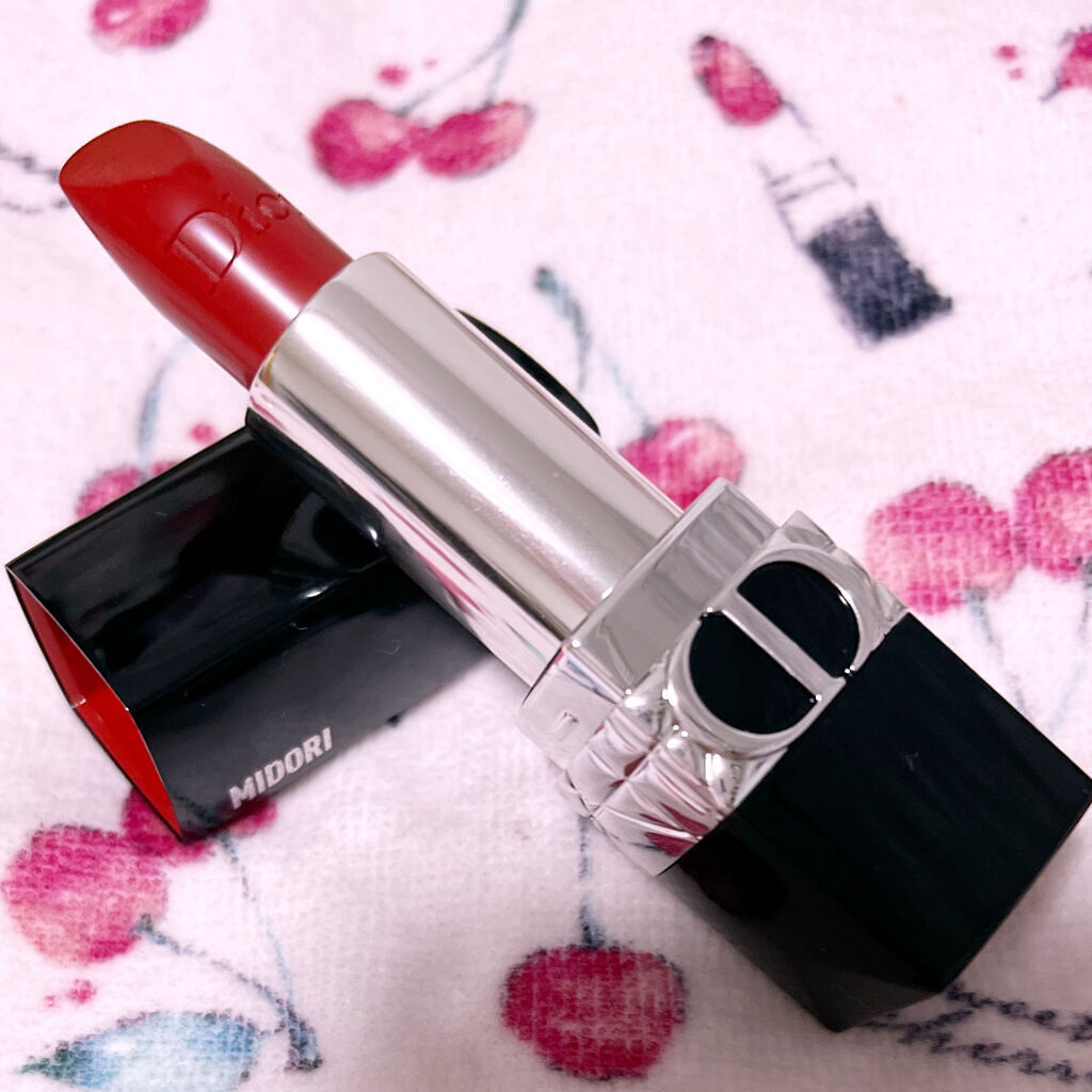 ルージュ ディオール バーム 999S サテン/Dior/リップバームを使ったクチコミ（1枚目）