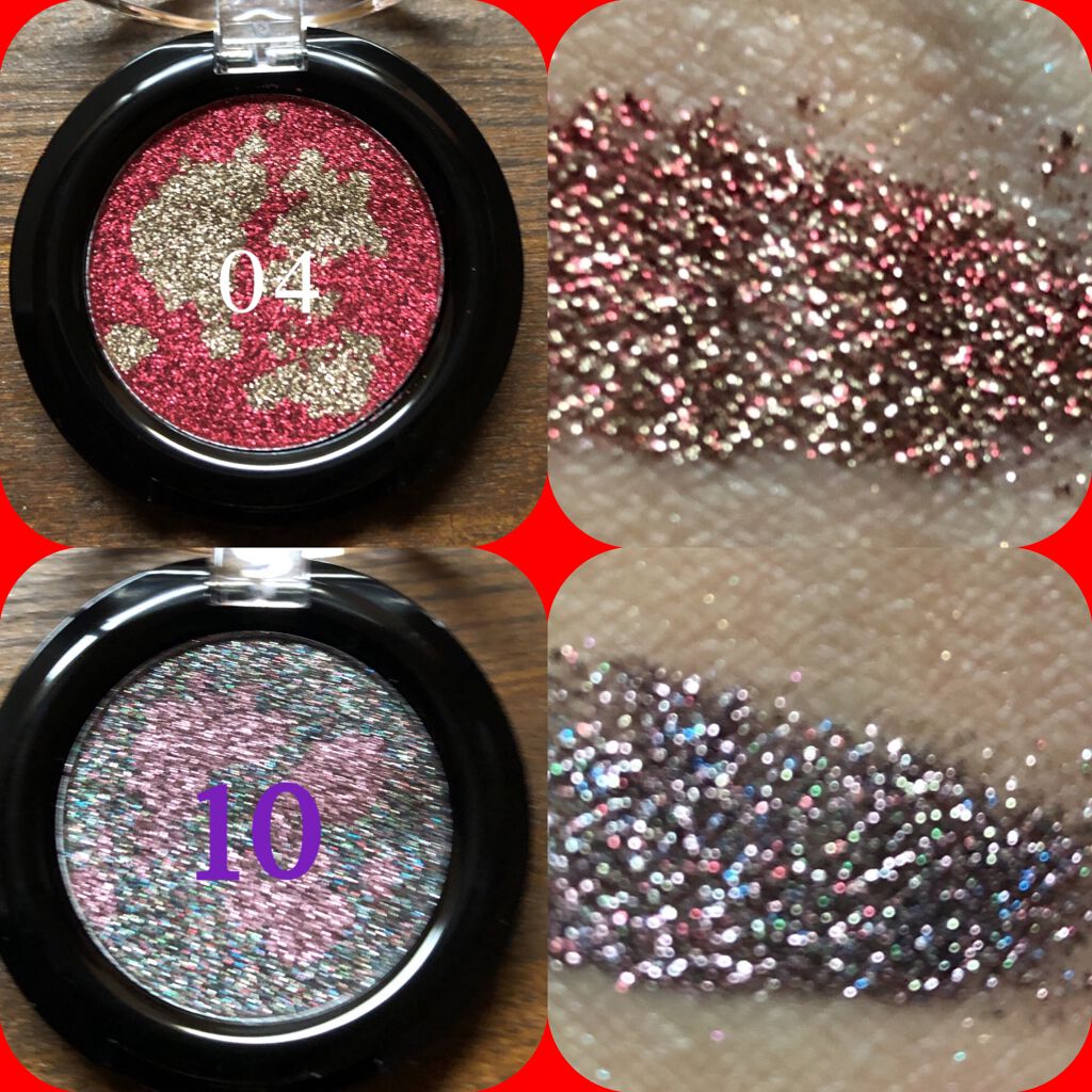 URGLAM　SPARKLE EYESHADOW/U R GLAM/単色アイシャドウを使ったクチコミ（2枚目）