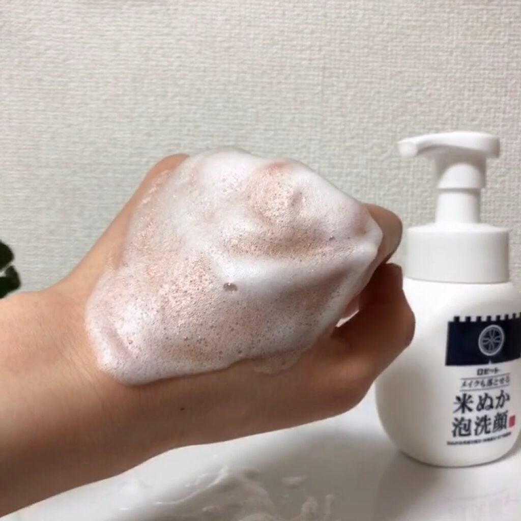 江戸こすめ メイクも落とせる米ぬか泡洗顔/ロゼット/泡洗顔を使ったクチコミ(4枚目)