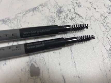 2カラーグラデーションブロウペンシル/KATE/アイブロウペンシルを使ったクチコミ(4枚目)