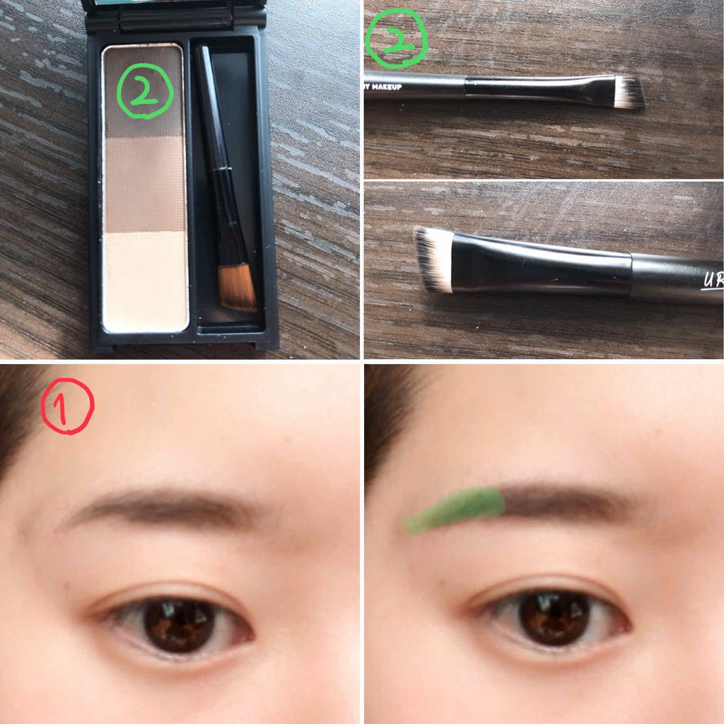 UR GLAM　EYEBROW POWDER/U R GLAM/パウダーアイブロウを使ったクチコミ（3枚目）